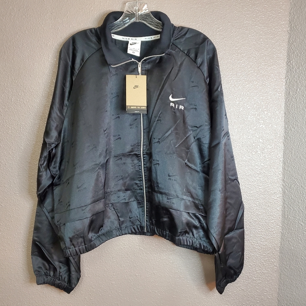 Nike Air Womens Full Zip Satin Jacket